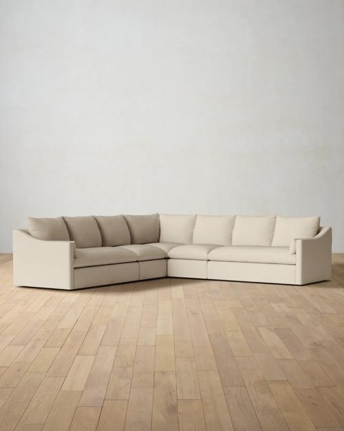 Leighton Slope Arm 5-Piece Corner Sectional - Gallery Image #1