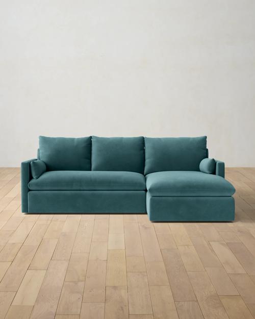 Leighton Track Arm 2-Piece Chaise Sectional - Gallery Image #1
