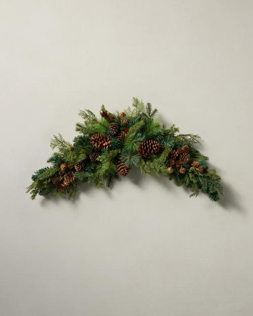 36" Natural Pine Mantel Piece - Gallery Image #1