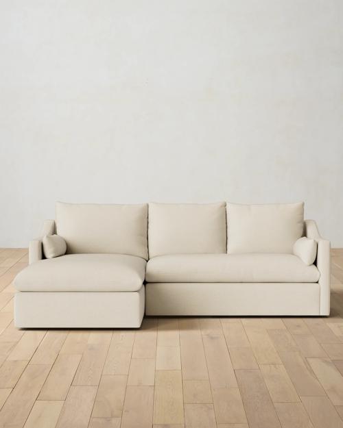 Leighton Slope Arm 2-Piece Chaise Sectional - Gallery Image #1