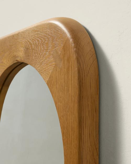 Kimber Oak Wall Mirror - Gallery Image #5