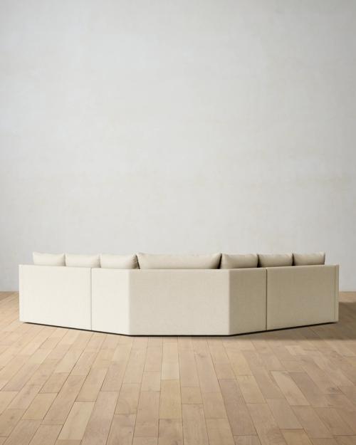 Leighton Slope Arm 3-Piece Wedge Sectional - Gallery Image #3
