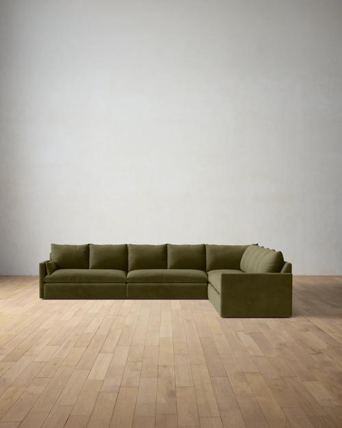 Leighton Track Arm 5-Piece Grand Corner Sectional - Gallery Image #2