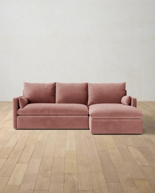 Leighton Track Arm 2-Piece Chaise Sectional