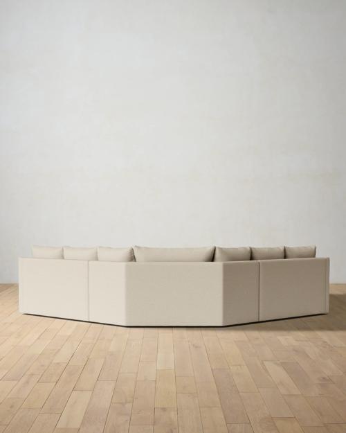 Leighton Slope Arm 3-Piece Wedge Sectional - Gallery Image #3