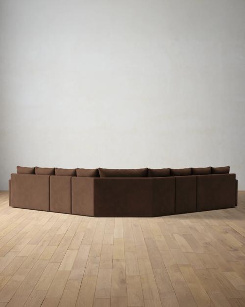 Leighton Track Arm 5-Piece Wedge Sectional - Gallery Image #3