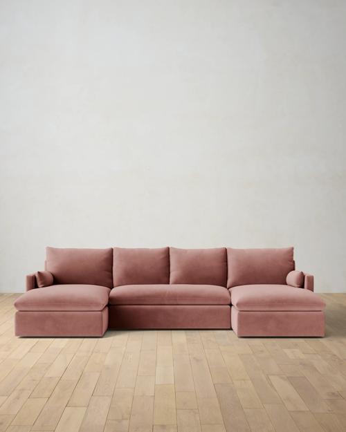 Leighton Track Arm 3-Piece Chaise Sectional