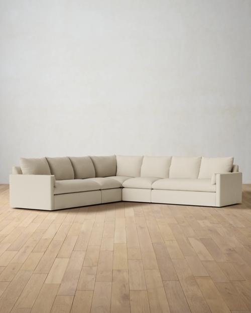 Leighton Track Arm 5-Piece Corner Sectional - Gallery Image #1
