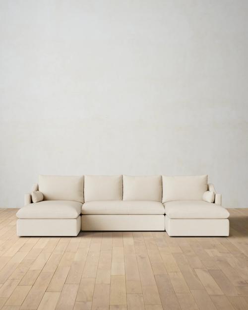 Leighton Slope Arm 3-Piece Chaise Sectional - Gallery Image #1