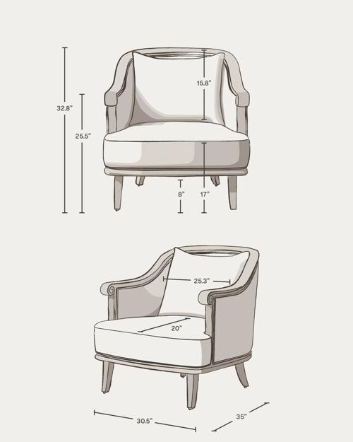 Bergere Accent Chair - Gallery Image #9