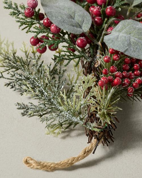 6' Flocked Berry Garland - Gallery Image #4