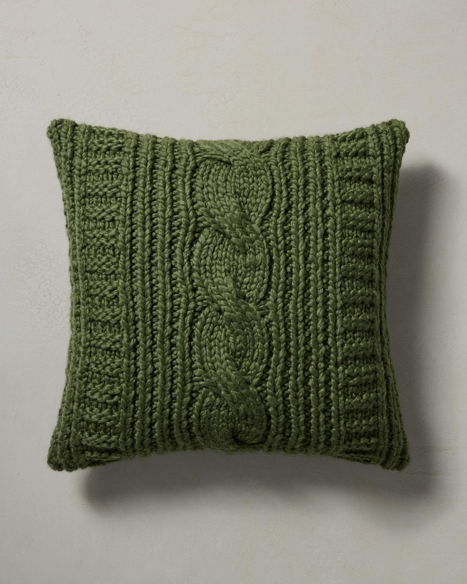 Clarence Pillow - Green 20x20