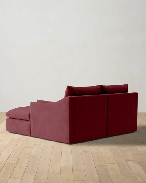 Leighton Slope Arm Double Chaise Sectional - Gallery Image #3