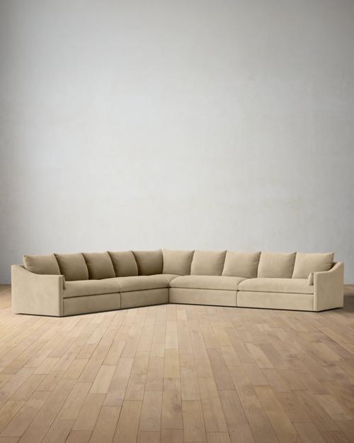 Leighton Slope Arm 5-Piece Grand Corner Sectional - Gallery Image #1