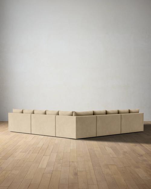 Leighton Slope Arm 5-Piece Grand Corner Sectional - Gallery Image #3