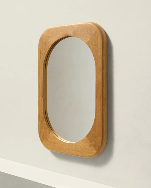 Kimber Oak Wall Mirror - Gallery Image #4