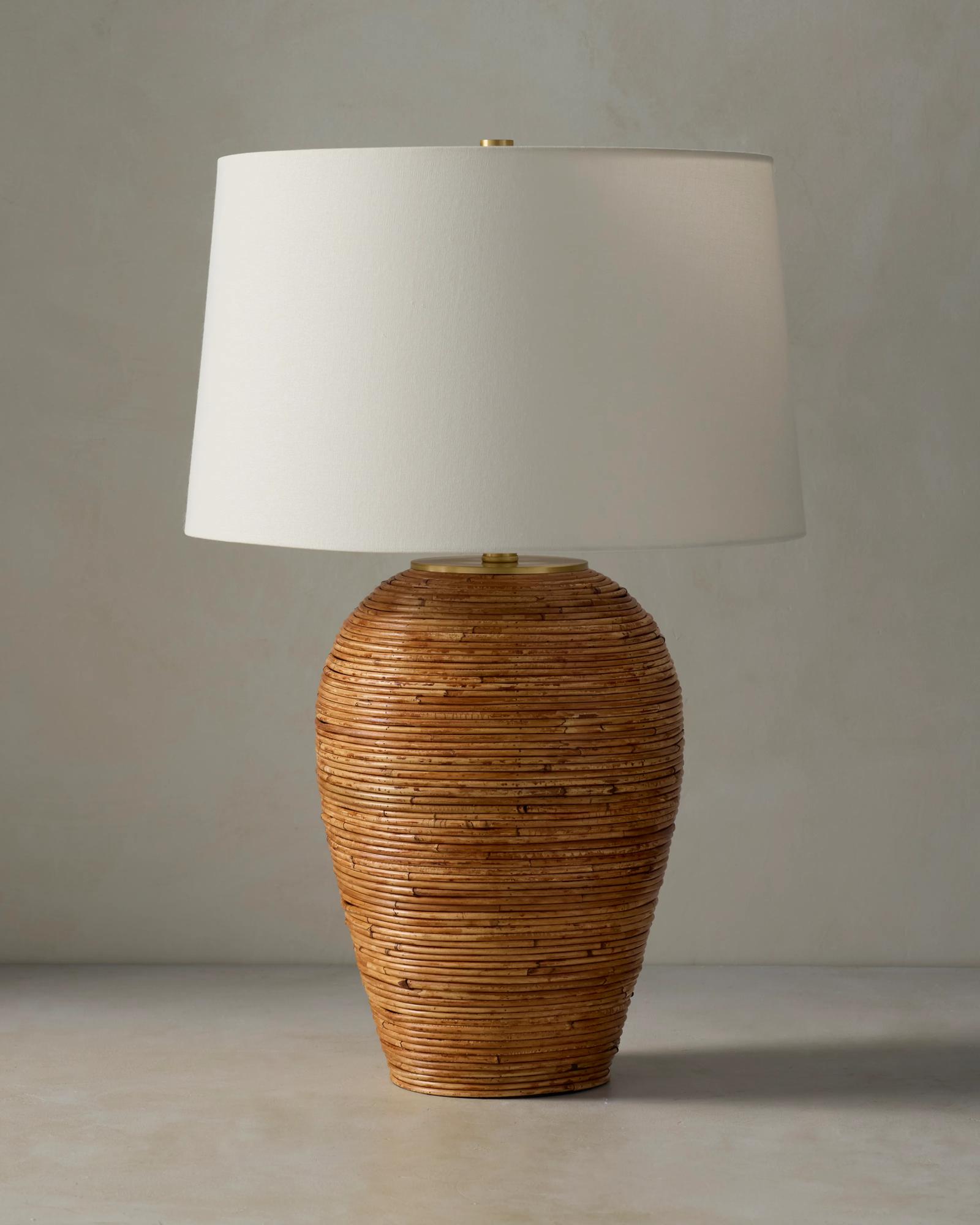 Baptiste Rattan Table Lamp | Joon Loloi