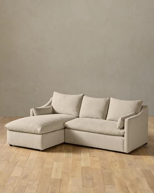 Leighton Slope Arm 2-Piece Chaise Sectional - Gallery Image #2