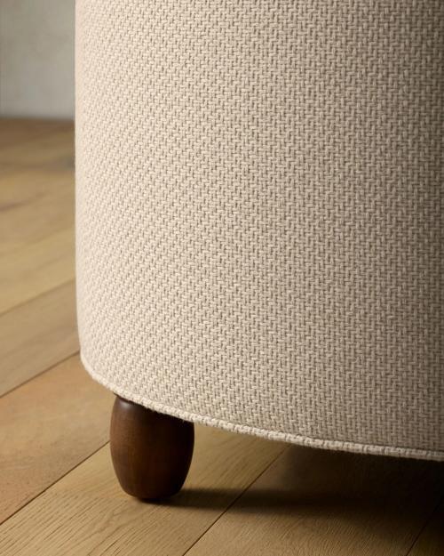 Brynn Cylinder Ottoman - Gallery Image #4