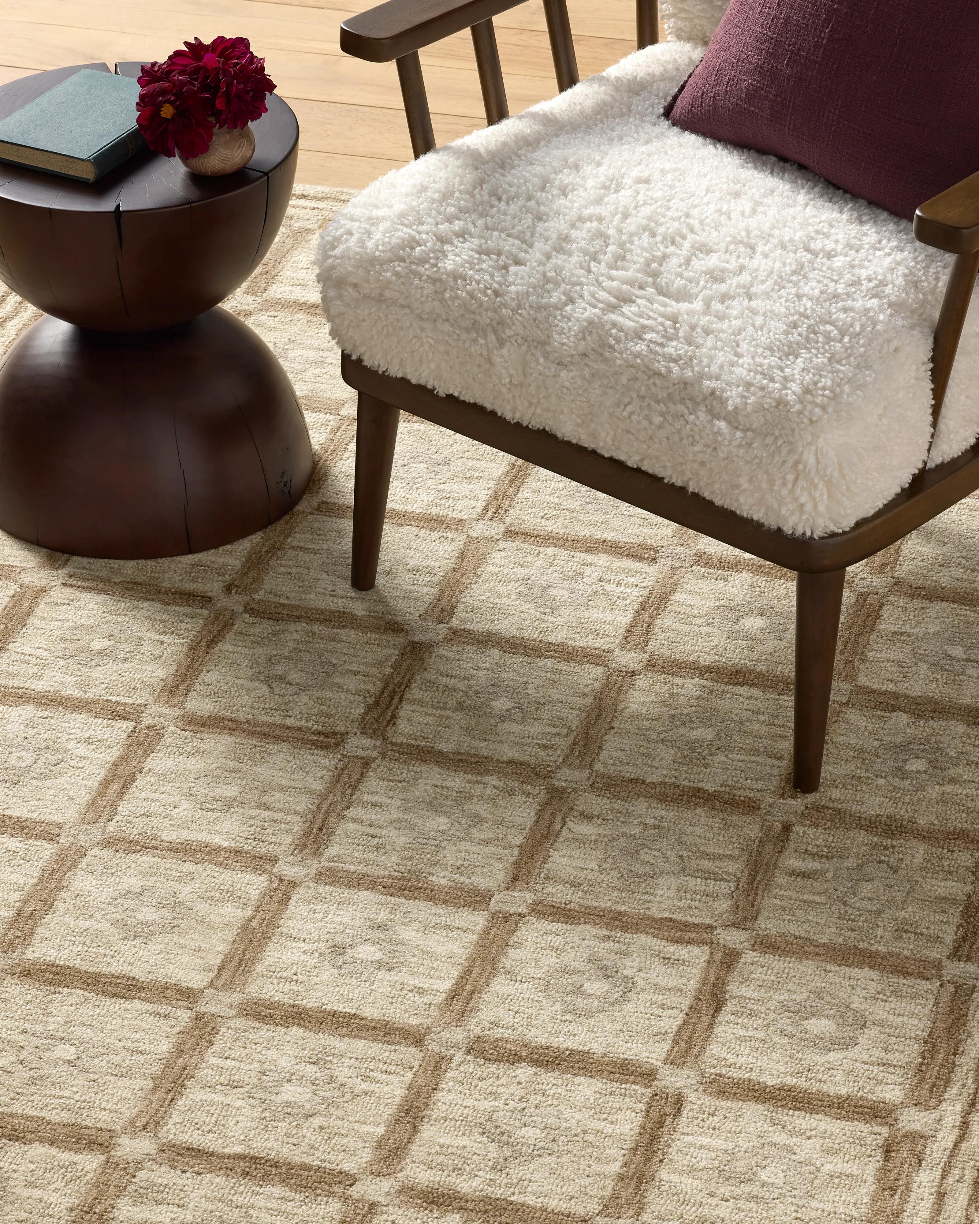 YILON ENNUI LADY OP ベージュ Lindy Hand-Tufted Wool Rug | Joon Loloi