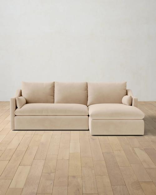 Leighton Slope Arm 2-Piece Chaise Sectional - Gallery Image #1