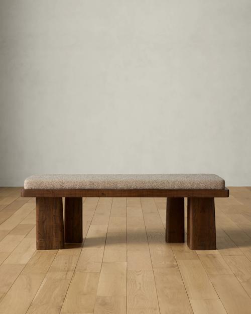Valentina Reclaimed Pine Bench - Gallery Image #1