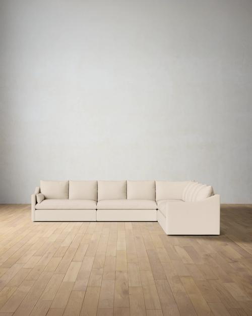 Leighton Slope Arm 5-Piece Grand Corner Sectional - Gallery Image #2