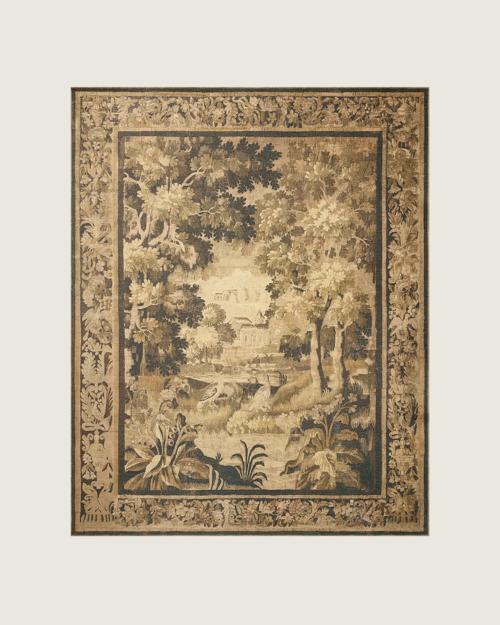 Hollyhock Printed Tapestry Rug - Gallery Image #1