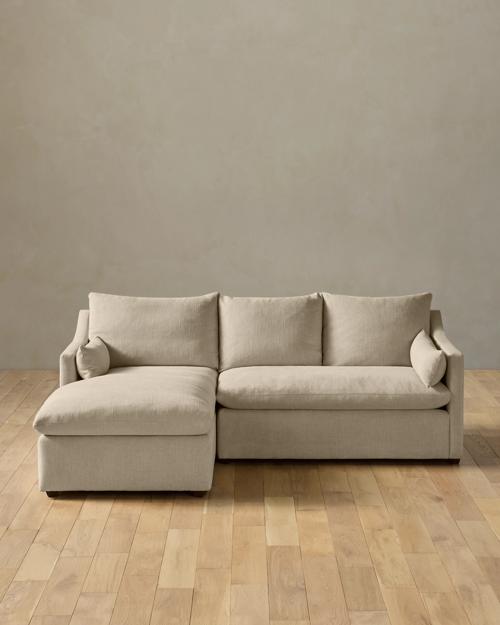 Leighton Slope Arm 2-Piece Chaise Sectional - Gallery Image #1