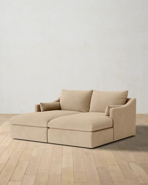 Leighton Slope Arm Double Chaise Sectional - Gallery Image #2