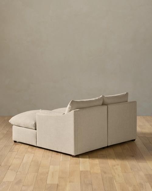 Leighton Slope Arm Double Chaise Sectional - Gallery Image #4