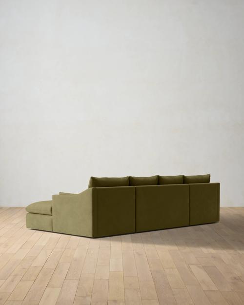 Leighton Slope Arm 3-Piece Chaise Sectional - Gallery Image #4