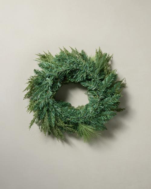 26" Mixed Greenery Wreath - Gallery Image #3