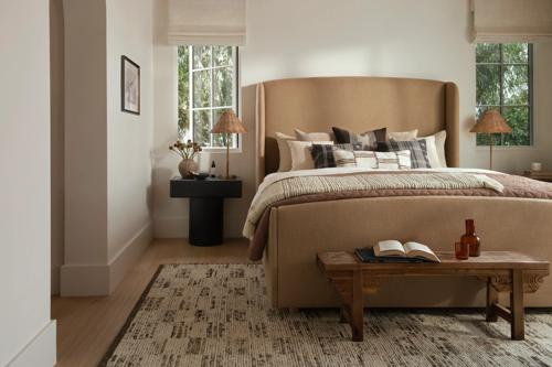 Bedroom featuring Rani rug