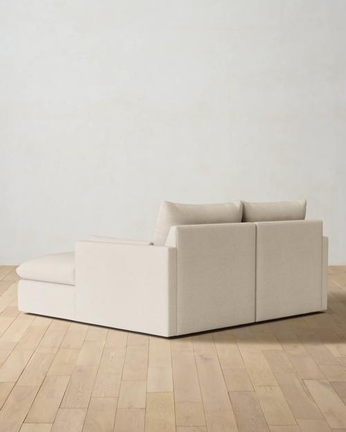 Leighton Track Arm Double Chaise Sectional - Gallery Image #4