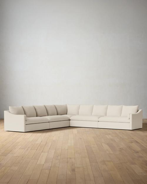 Leighton Slope Arm 5-Piece Grand Corner Sectional - Gallery Image #1