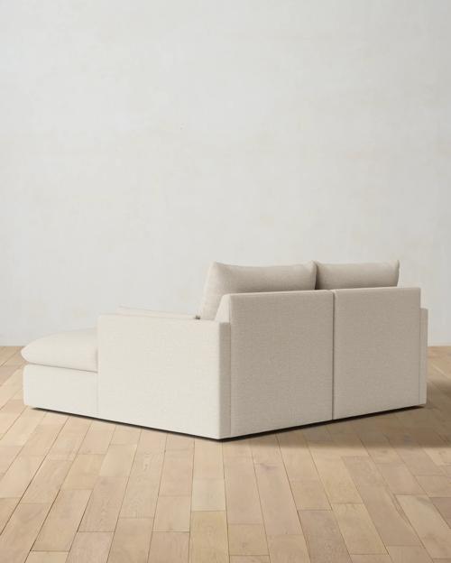 Leighton Track Arm Double Chaise Sectional - Gallery Image #4