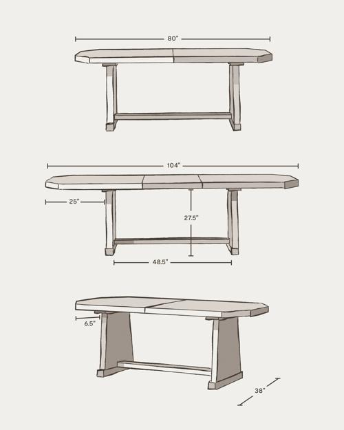 Lorraine Extending Dining Table - Gallery Image #14