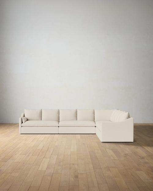 Leighton Slope Arm 5-Piece Grand Corner Sectional - Gallery Image #2