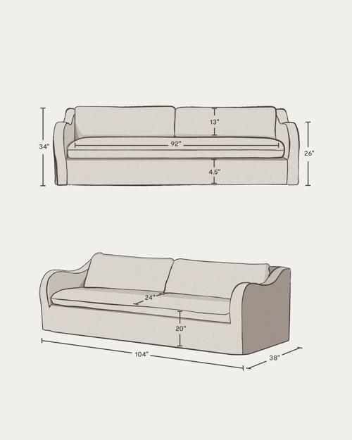 Coralee Slipcover Sofa - Gallery Image #5