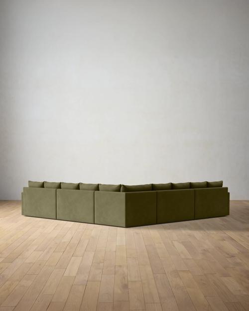 Leighton Track Arm 5-Piece Grand Corner Sectional - Gallery Image #3