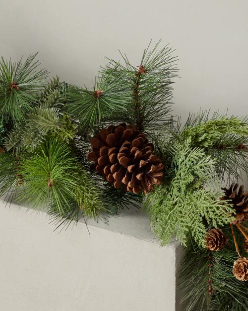 6' Natural Pine Garland - Gallery Image #3
