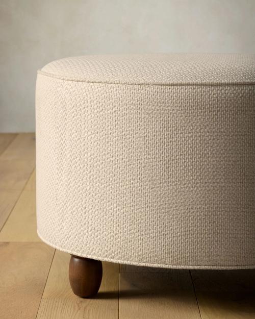Brynn Cylinder Ottoman - Gallery Image #3