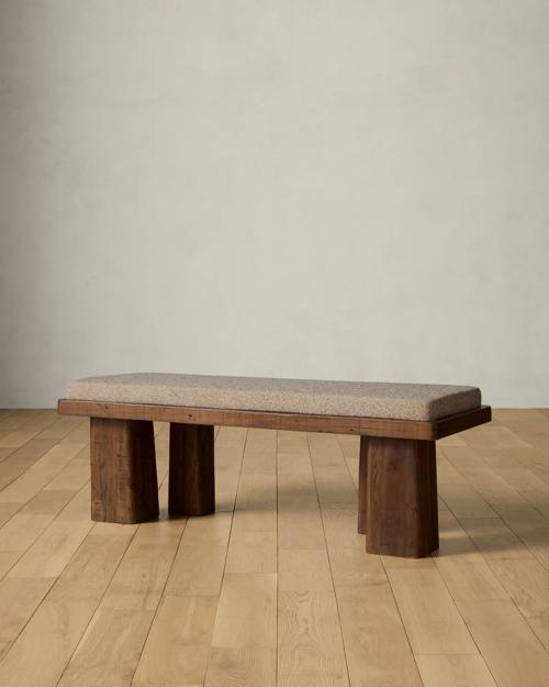 Valentina Reclaimed Pine Bench - Gallery Image #3