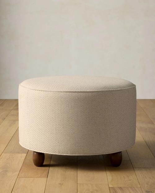 Brynn Cylinder Ottoman - Gallery Image #1