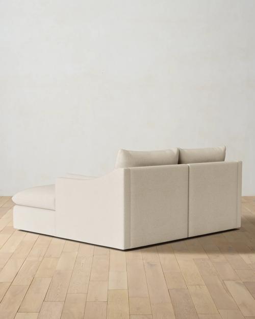 Leighton Slope Arm Double Chaise Sectional - Gallery Image #4