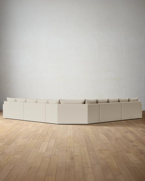 Leighton Track Arm 5-Piece Grand Wedge Sectional - Gallery Image #3