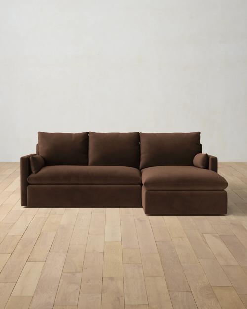 Leighton Track Arm 2-Piece Chaise Sectional - Gallery Image #1