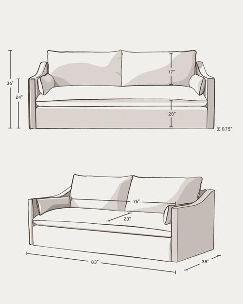 Leighton Slope Arm Sofa - Gallery Image #9