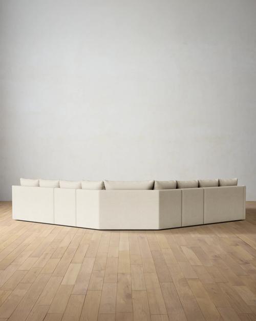 Leighton Slope Arm 5-Piece Wedge Sectional - Gallery Image #3